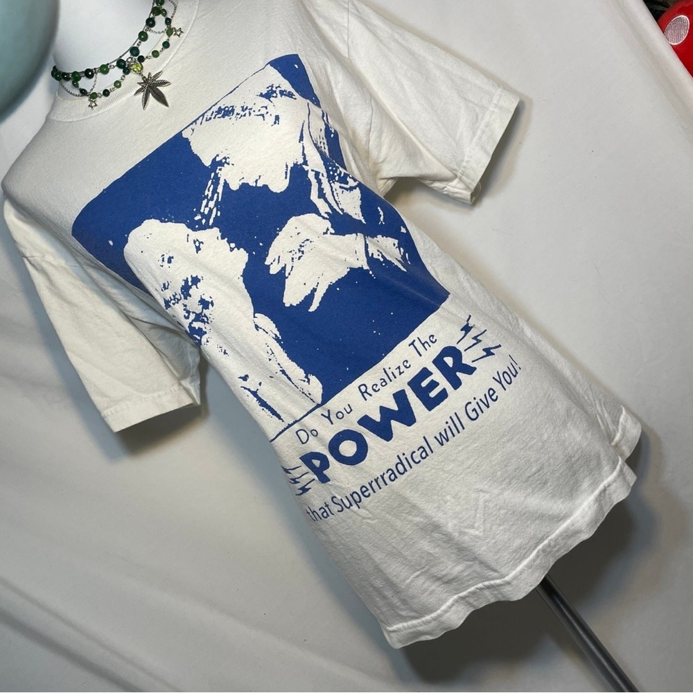 SUPERRRADICAL White Graphic T-Shirt - Picture 8 of 11